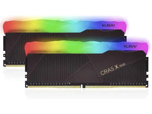 Klevv CRAS X RGB 32GB (2 x 16GB) DDR4 3200MT/s CL16 Desktop RAM - Black